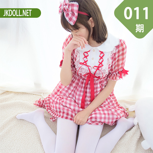森萝财团 R15-011 红色格子裙白丝MM [67P-388MB]-JKDOLL