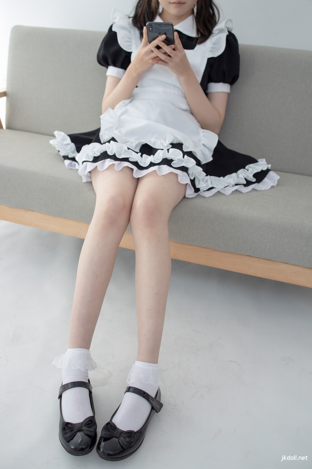 图片[1]-森萝财团 JKFUN-051 定制02-2 Aika 蕾丝花边短袜女仆 [32P1V-2.05GB]-JKDOLL