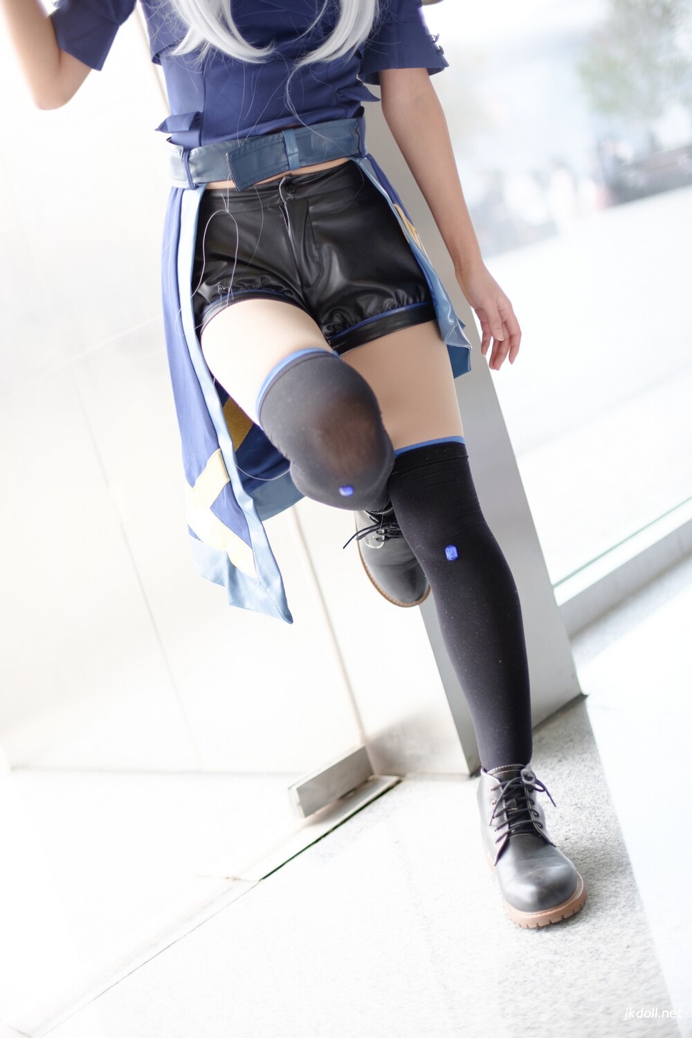 图片[5]-森萝财团 FREE-007 白丝+黑丝短裙制服装室外写真 [83P-563MB]+FREE-008视频[1V-1.03G]-JKDOLL