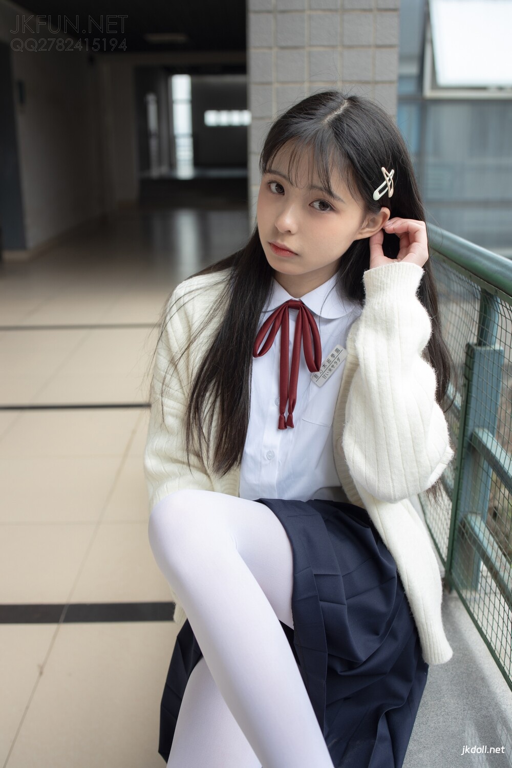 图片[3]-森萝财团 JKFUN-001 甜米 纯纯的白丝学妹 [127P1V-2.23GB]-JKDOLL