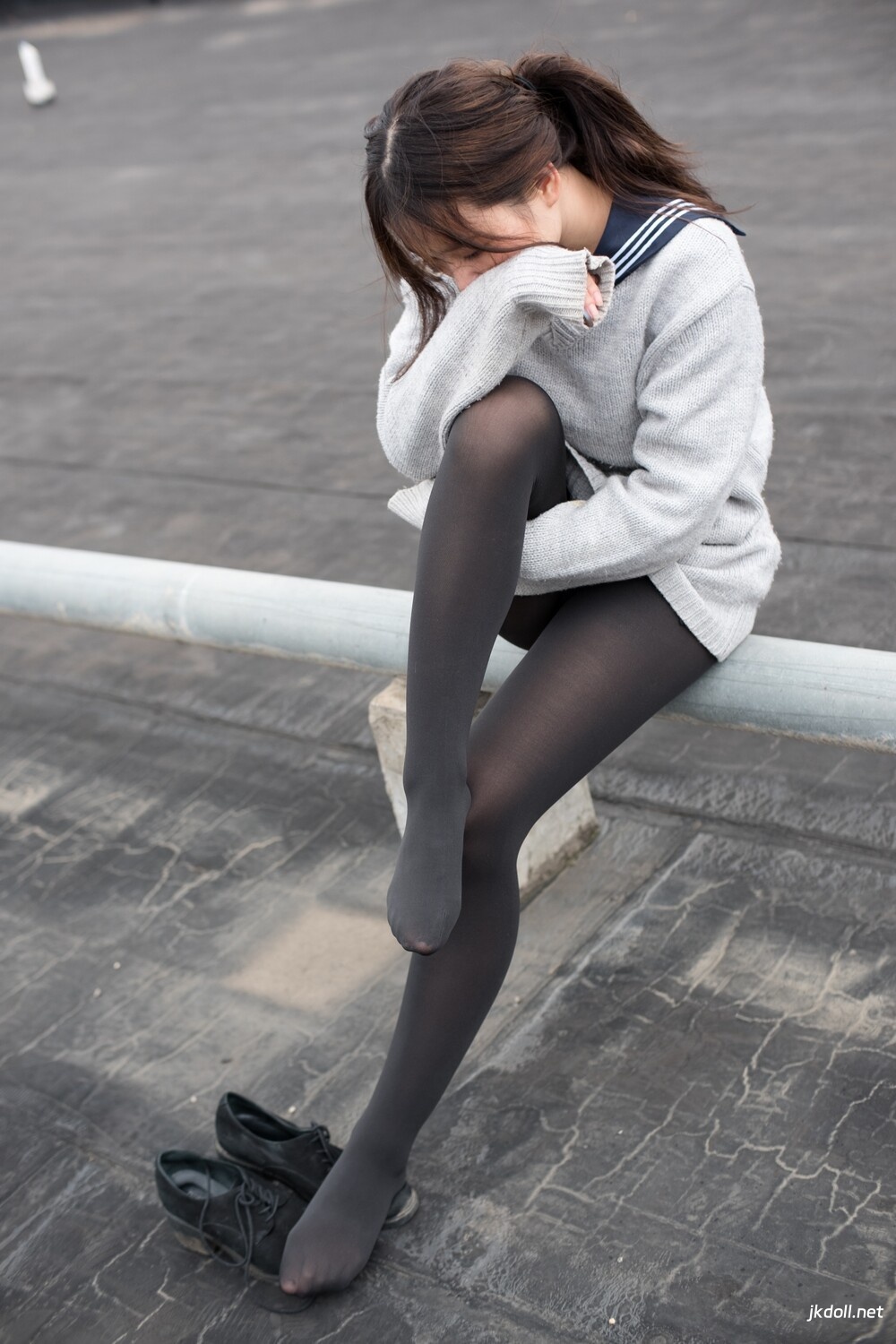 图片[3]-森萝财团 BETA-007 楼梯间的黑丝小妹 [47P-285MB]-JKDOLL