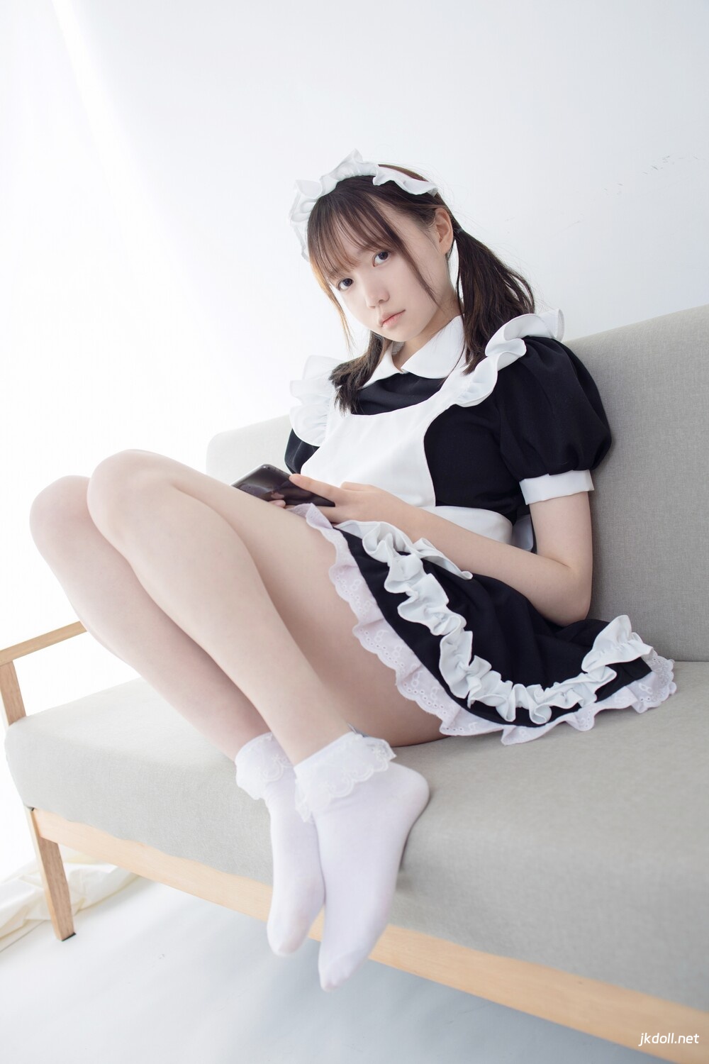 图片[4]-森萝财团 JKFUN-051 定制02-2 Aika 蕾丝花边短袜女仆 [32P1V-2.05GB]-JKDOLL