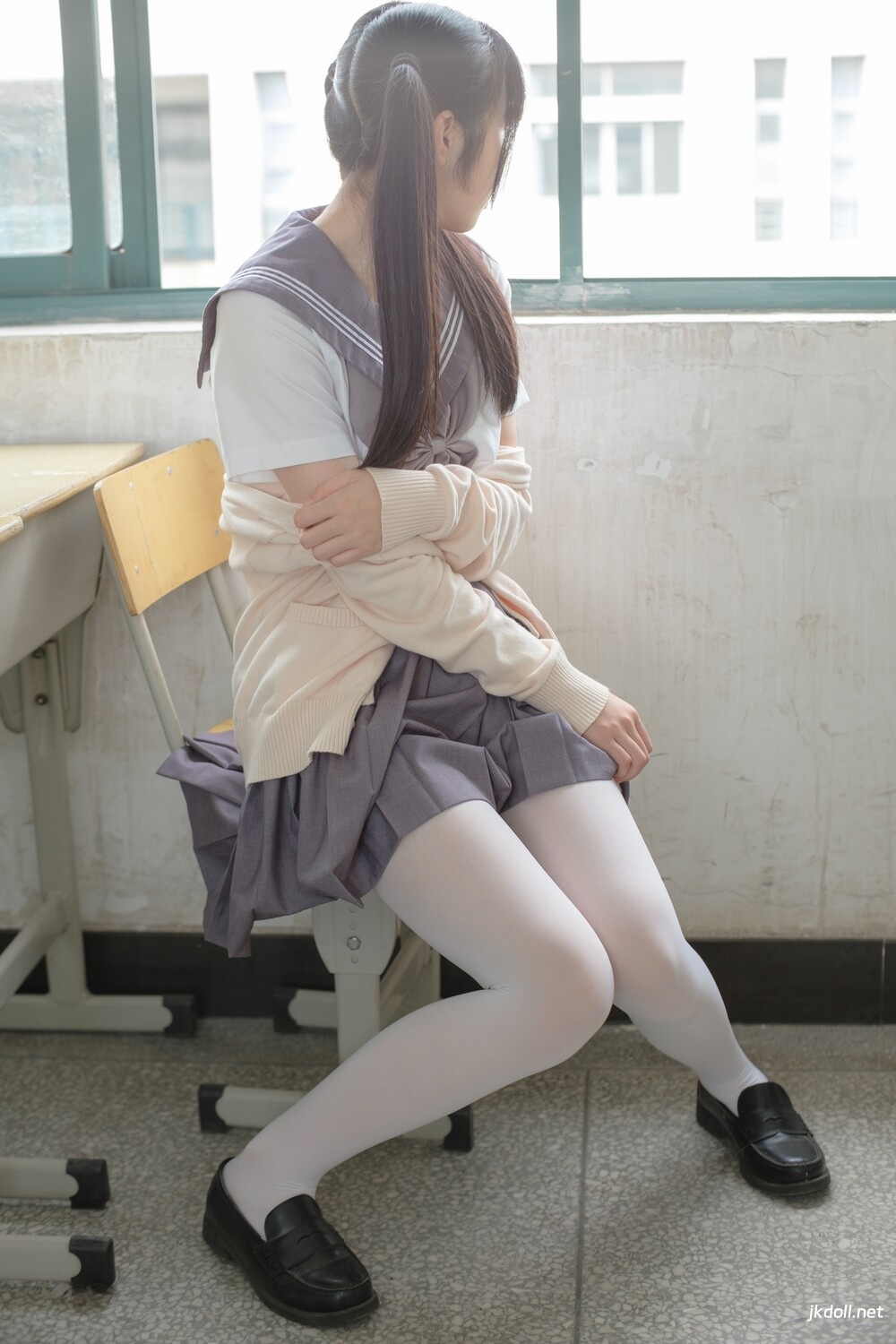 图片[3]-森萝财团 X-017 JK校服白丝 [99P1V-1.24GB]-JKDOLL