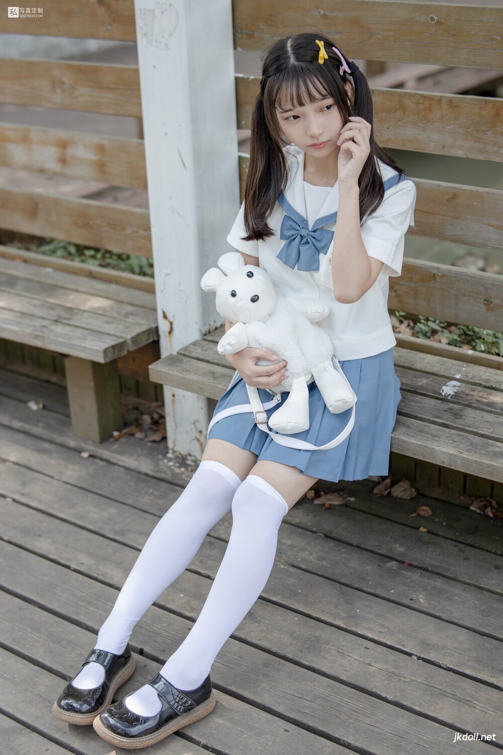 图片[5]-森萝财团 JKFUN-025 默陌&Aika 两女一ZOO 80D白丝过膝袜 [93P-1.17GB]-JKDOLL