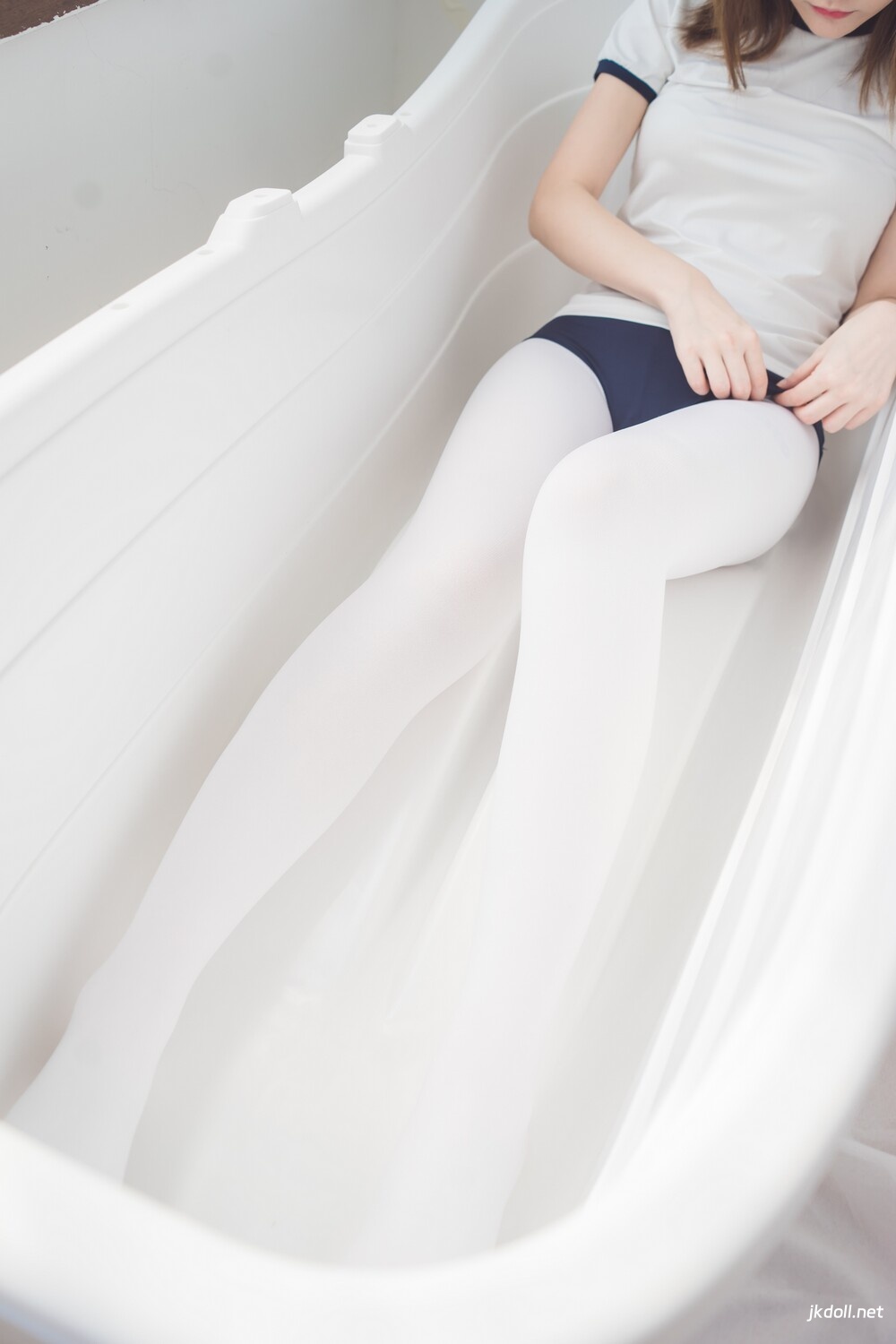 图片[1]-森萝财团 BETA-031 浴缸白丝 [48P1V-410MB]-JKDOLL