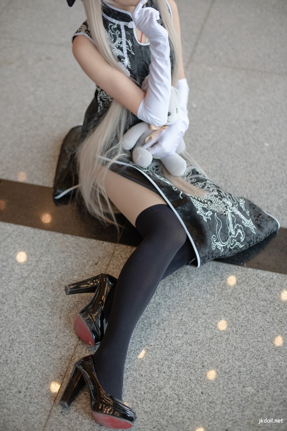 图片[6]-森萝财团 FREE-007 白丝+黑丝短裙制服装室外写真 [83P-563MB]+FREE-008视频[1V-1.03G]-JKDOLL