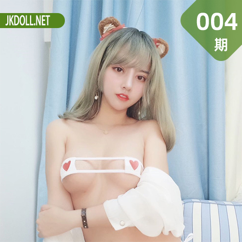过期米线线喵 NO.004 白色耳兽 [18P-1MB]-JKDOLL