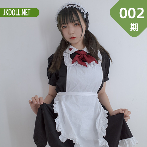 森萝财团 GG-002 离洛 黑白女仆 [101P1V-2.09GB]-JKDOLL
