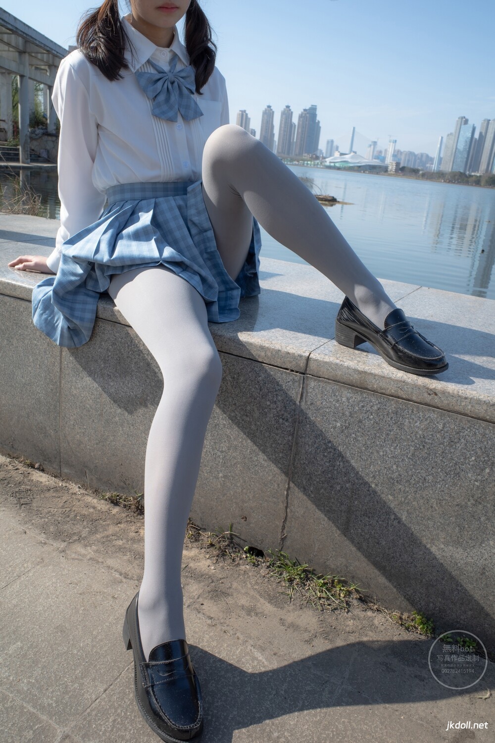 图片[3]-森萝财团 有料-030 小香 灰丝 80D [100P-1.39GB]-JKDOLL