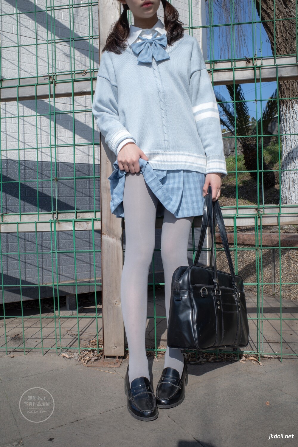 图片[2]-森萝财团 有料-030 小香 灰丝 80D [100P-1.39GB]-JKDOLL