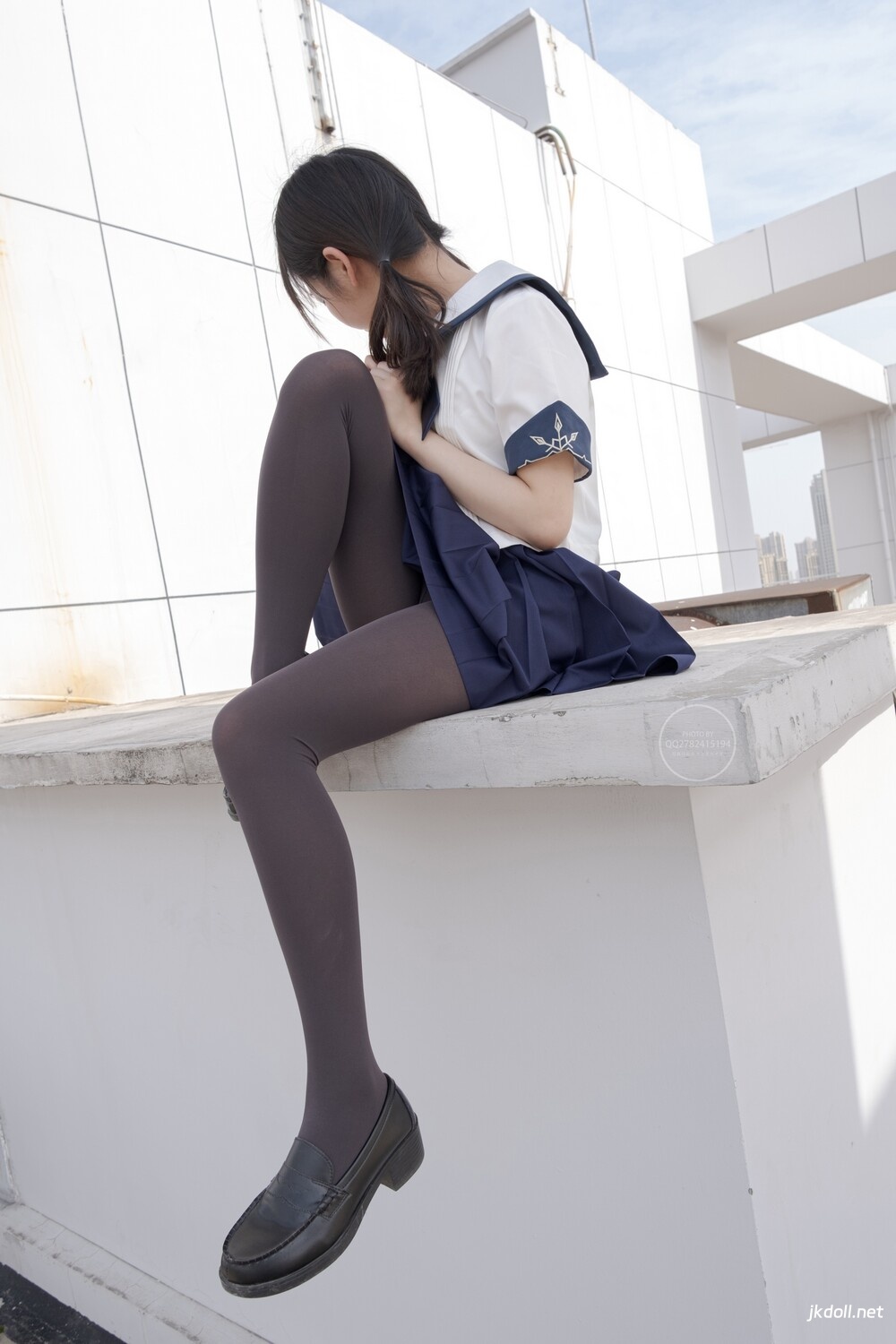 图片[2]-森萝财团 有料-039 小香 灰丝 80D 外景 [90P-793MB]-JKDOLL